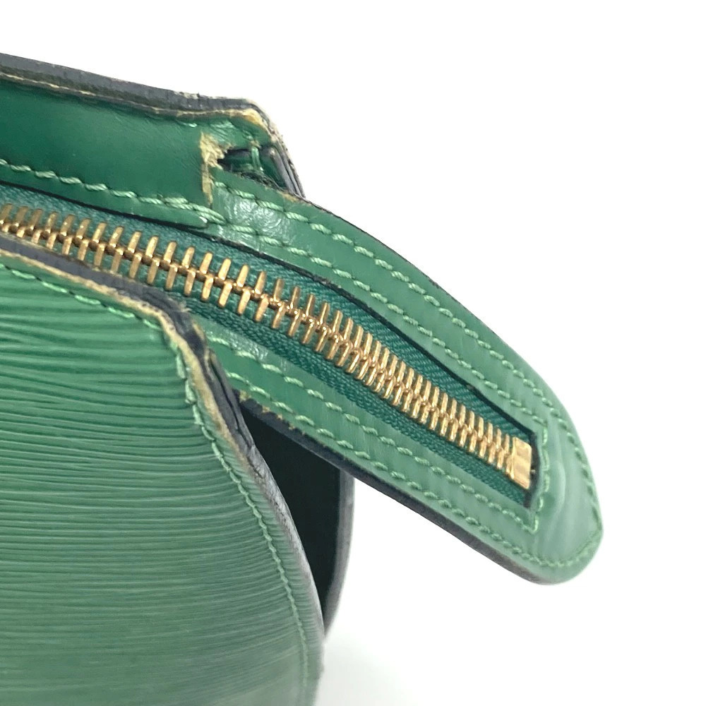 Louis Vuitton Bag Shopping Epi Jacques Saint Handbag Green Borneo Tote Shoulder - Picture 12 of 15